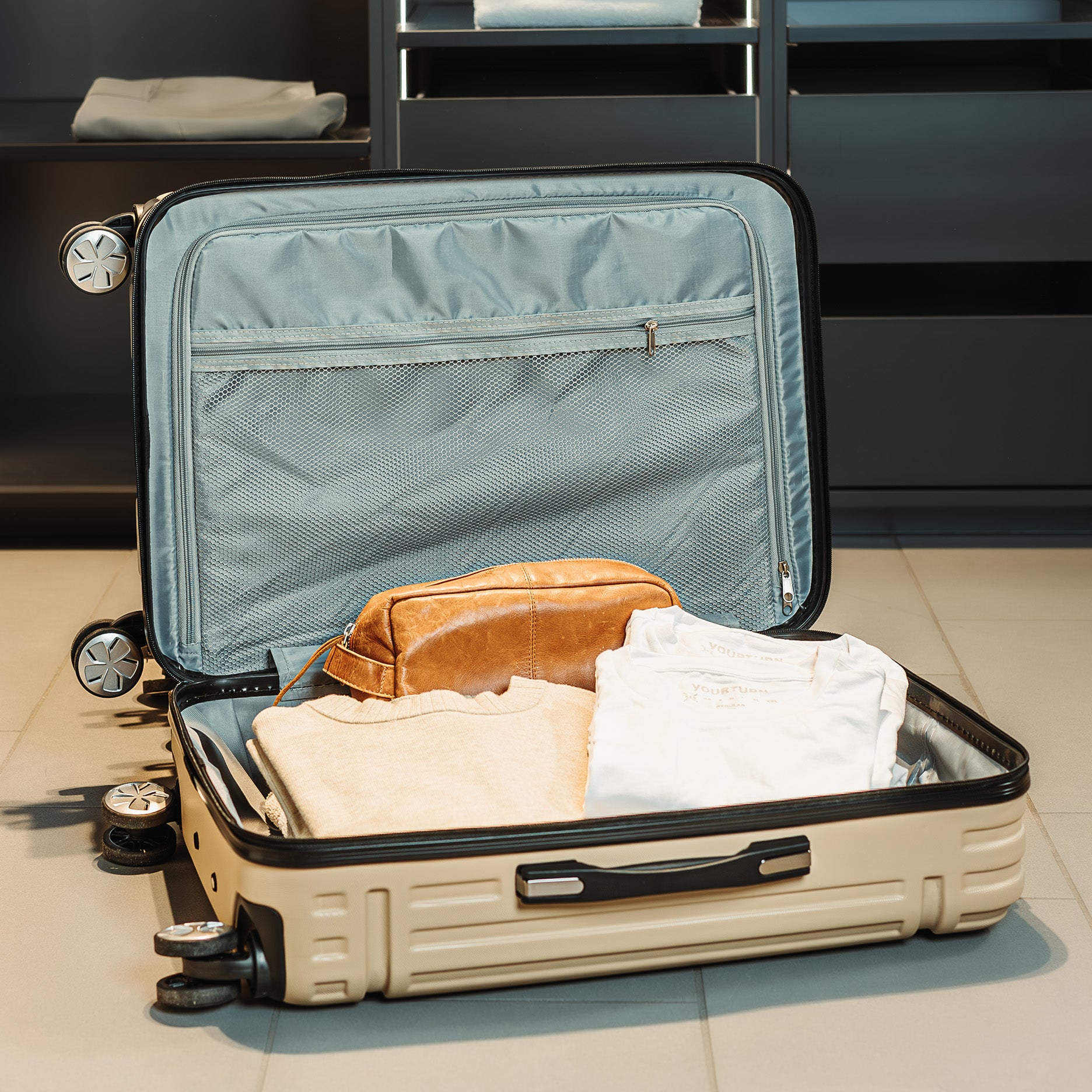 Copenhagen Kabinenkoffer Champagne